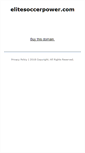 Mobile Screenshot of elitesoccerpower.com